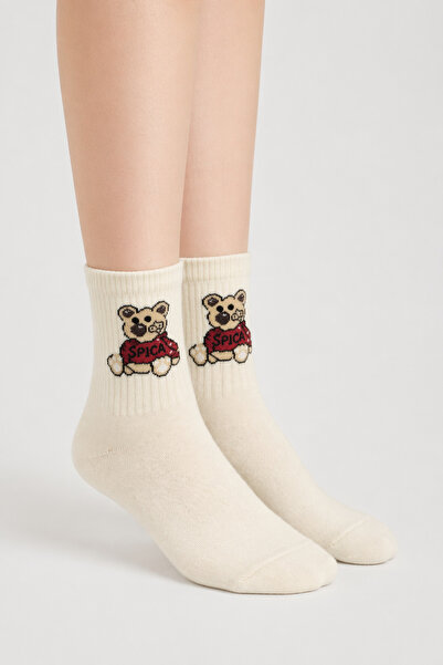 İpeksi Teddy Pamuk Kolej Çorap – Terletmeyen, Rahat, Günlük Unisex Basic