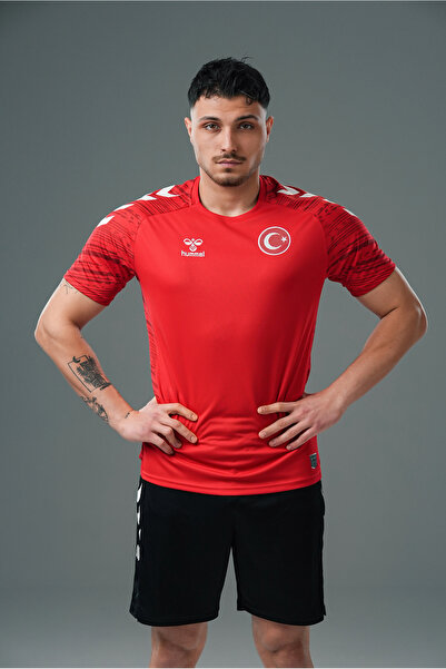 hummel Μπλουζάκι προπόνησης γραμμής εθνικής ομάδας κόκκινο