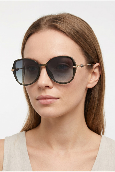 La Viva Green Gradient UV400 Filter Women's Sunglasses G24LVS3325R02