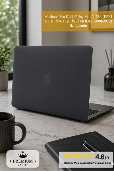 Mcstorey Macbook Pro Kılıf 15 Inç Mat A1286 (ESKİ ETHERNET GİRİŞLİ MODEL 2008...