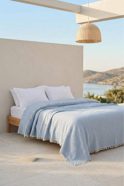 Miespiga Χρυσό Μουσελίνα Διπλό Πικέ/Κάλυμμα Κρεβατιού Διπλής Όψης