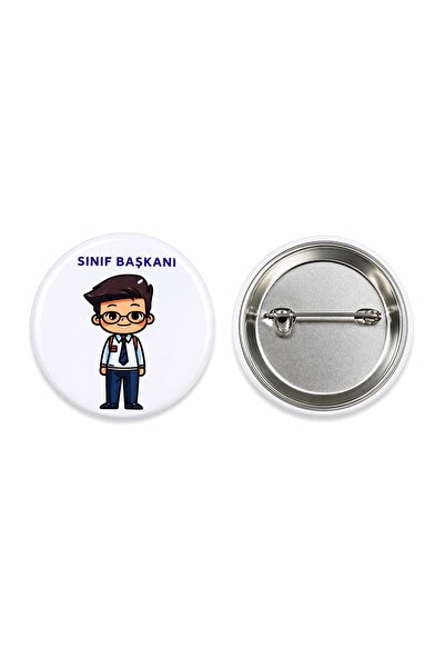 maycollection Sınıf Başkanı Öğrenci Rozeti Çanta Rozeti-Yaka İğnesi-Şapka Aks...