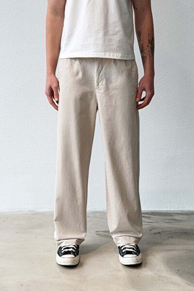 Flaw Wear Çift Pileli Boyfriend Pantolon