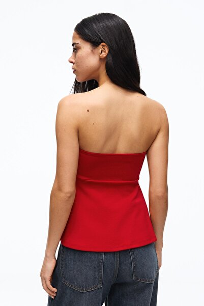 トップス RT-209187 Straplez Kırmızı T-Shirt Modelleri, Fiyatları - Trendyol
