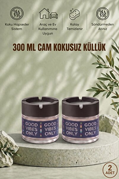 LE PARİS Σετ με τύπωμα τεμαχίων από γυάλινα τασάκια χωρίς άρωμα - Good Vibes ...