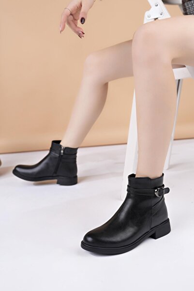 Nesil Shoes Γυναικείες μπότες με φερμουάρ Fncy 5000