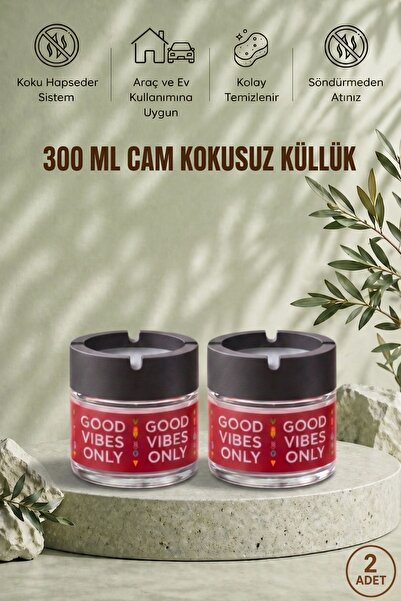 LE PARİS Good Vibes 2 τεμάχια γυάλινο σώμα χωρίς άρωμα με πλαστικό κάλυμμα | ...