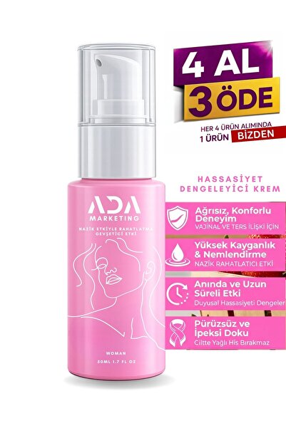 Ada Marketing Vajinal His Azaltıcı Krem 50 ml Rahatlatıcı Vajinal Bakım Kremi Kadın Intim Bakım