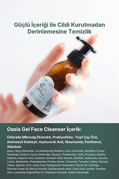 Biorenda Oasis Jel Yüz Temizleyici