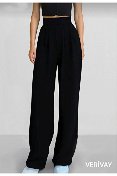 Verivay Γυναικείο παντελόνι Cepsiz Line Lycra με κλείσιμο Velcro, μαύρο Palaz...