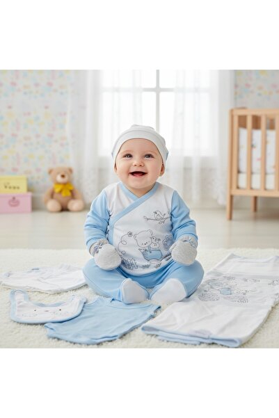 MİLAYS LİFE HOME COLLECTİON طقم زيبين للأطفال من عمر 0-3 أشهر، مكون من 10 قطع...