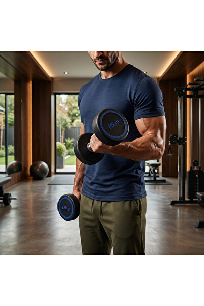 MY LIFE FITNESS دمبل أثقال15 كجم – قابل للتعديل بمقبض مانع للانزلاق – لتقوية ...