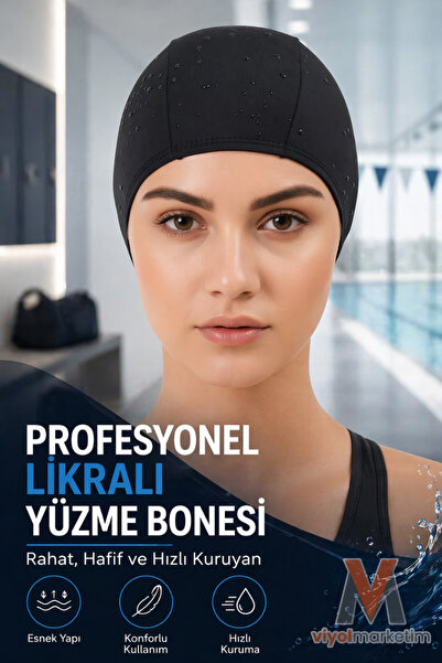 viyol marketim Likralı Yüzücü Bonesi – Deniz & Havuz İçin Esnek, Rahat, Hızlı...