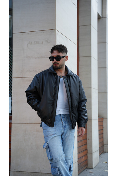 StarMis ΑΝΔΡΙΚΟ ΔΕΡΜΑΤΙΝΟ ΠΑΛΤΟ