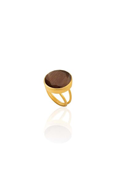 Design by Kadir Kadir Jewellery 22 Ayar Altın Kaplama Zirkon Taşlı Kadın Otan...