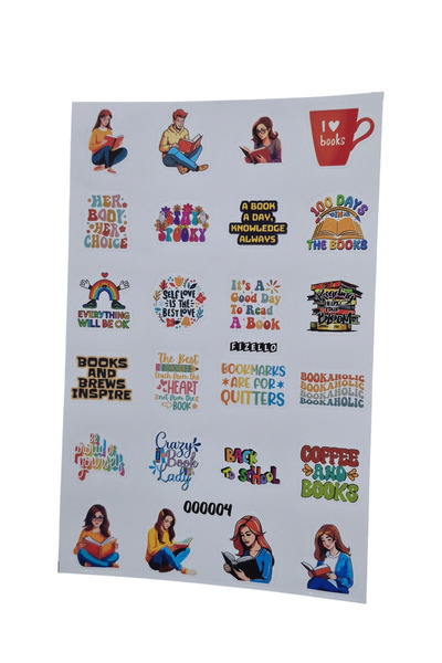 Fizello Σετ αυτοκόλλητων που έχει δημιουργείται για τους λάτρεις των βιβλίων ...