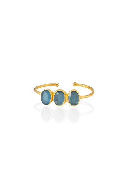 Design by Kadir Kadir Jewellery 22 Ayar Altın Kaplama Zirkon Taşlı Ayarlanabi...
