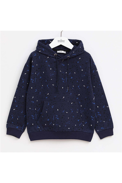 WANEX Tricou subțire cu glugă și mânecă lungă pentru băieți - 15944