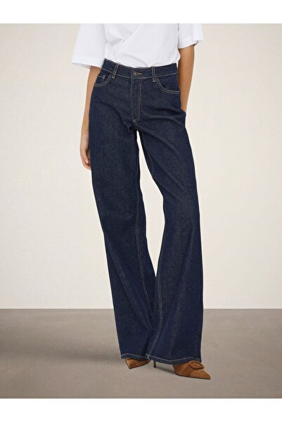 JDY Jeans mit weitem Bein JDYRUBY Mittlere Taille Locker geschnitten Jeans