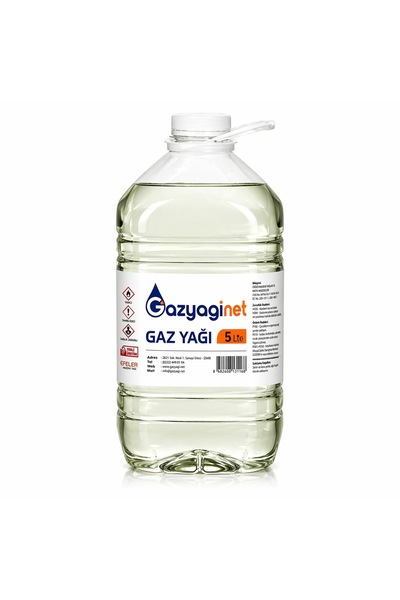 Gazyaginet Gazyağı 5 litre Zift Sökücü, Zincir ve Motor Temizleyici Gaz Sobas...