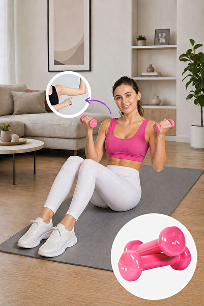 Spor Byfit 0,5 Kg X 2 Adet Yumuşak Kaplamalı Demir Dambıl