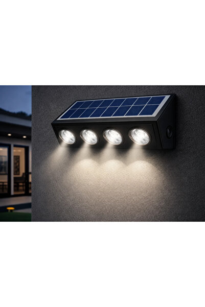 Volttrend Kos Güneş Enerjili Led Aplik Solar Enerjili Bahçe Aydınlatma