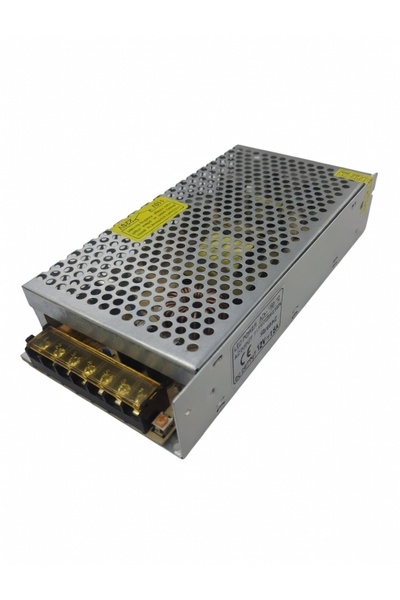 ZEYar Teknoloji 12V 15A Adaptör Trafo - 180W Metal Kasa Şerit LED Rgb Led Kam...