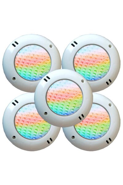 Tenda 8 Watt Smd Led RGB 4 Kablolu Mini Sıva Üstü Havuz Lambası 5 Adet