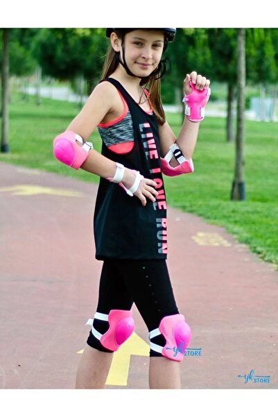 6-Piece High Protection Skate,Scooter, Skateboard,Bicycle Protection Set Knee Bracket Bracelet Protector Set