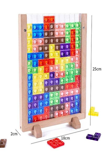 Arabest Colorful Russian Building Block Puzzle, Montessori Toy for Preschool ...