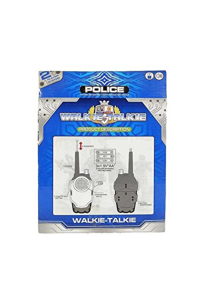Arabest 2-Pack Walkie Talkie Toy,Sturdy & Portable,Blue,for 3+ Years Kids