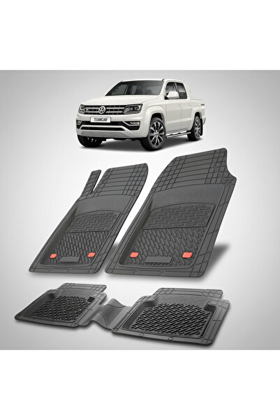 TEAMCAR ®   Covorașe auto tip tavă compatibile cu Volkswagen Amarok 1 (2H) Pi...