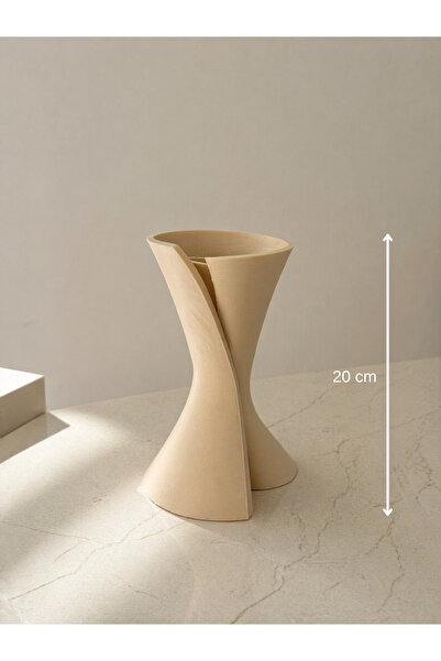 LayerOne Modern Soyut Dekoratif Vazo – Minimalist Heykel Tasarım