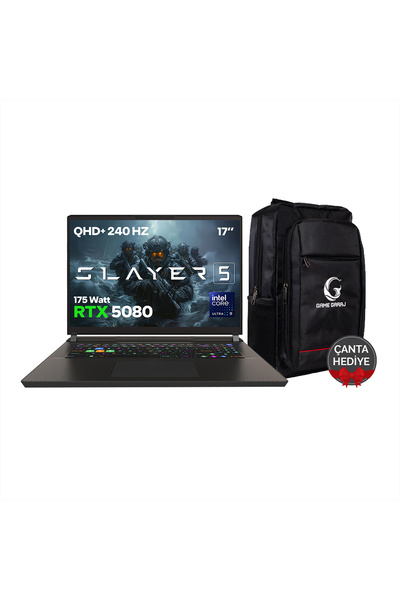 Game Garaj Slayer5 9XL-5080 C6 Intel Ultra 9 275HX 32GB RAM 1TB SSD RTX5080 1...