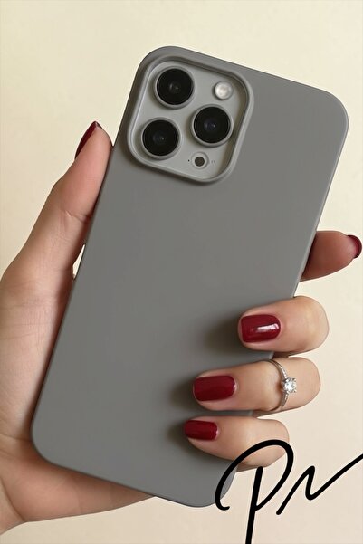 ProNorth Iphone 14 PRO MAX Uyumlu Kılıf Logolu Lansman Soft Yumuşak Içi Kadif...