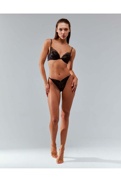 valeza Madison Black Lace Panties