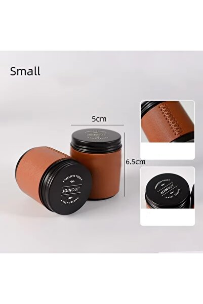 Choice Small Portable Mini Coffee Bean Storage jar Aluminum Alloy Coffee Powd...