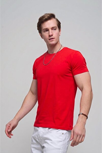 Oksit Ανδρικό μπλουζάκι Ftx Slim Fit Lycra Crew Neck Basic