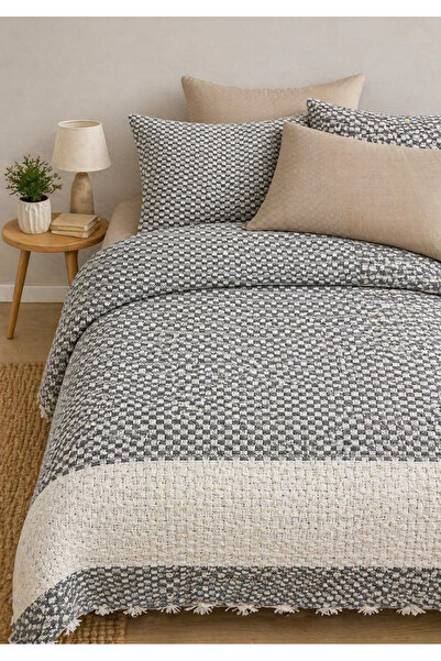 cs ilkim Φυσικό 100% βαμβακερό διπλό πικέ, κάλυμμα κρεβατιού