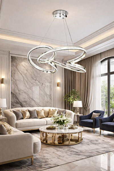 Harnelli MODERN LED AVİZE ÇİFT TARAFLI LEDLİ