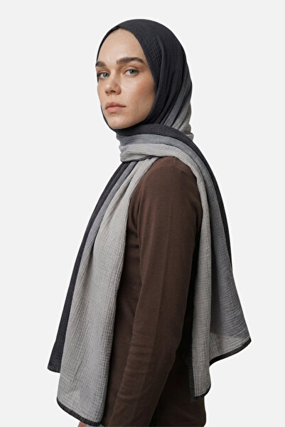 Mooncorn Σάλι Gradient Muslin Smoked