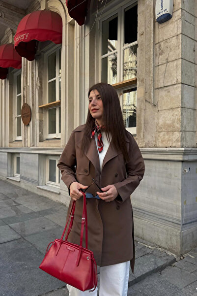 Olcay Καμπαρντίνα A Χωρίς φόδρα με λεπτομέρεια κάπας και Υδροαπωθητικό χαρακτ...