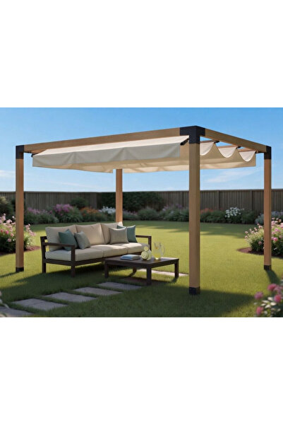 Orb Enerji Çardak Pergole Birleştirme Aparatları Paket Şeklinde 10x10cm Ebatl...