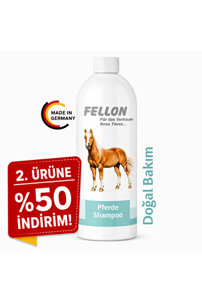 Fellon At Şampuanı 1000 ml, Bitkisel İçerik, Kimyasal İçermez, Almanya Menşei