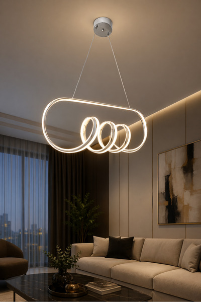 Harnelli MODERN LED AVİZE ÇİFT TARAFLI LEDLİ