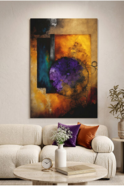 Yurudesign Art Serisi Uv Baskı Tablo Kaos 90cm*60cm AT18-W