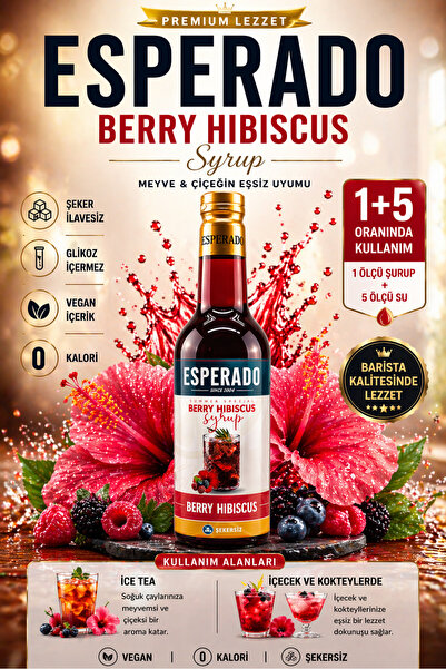 ESPERADO BERRY HİBİSKUS MEYVE KOKTEYL 1 + 5 750 ML