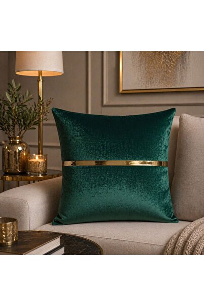 DECORA CASA HOME COLLECTİON Velvet Patterned Throw Pillow Cover 45X45 cm – Mo...