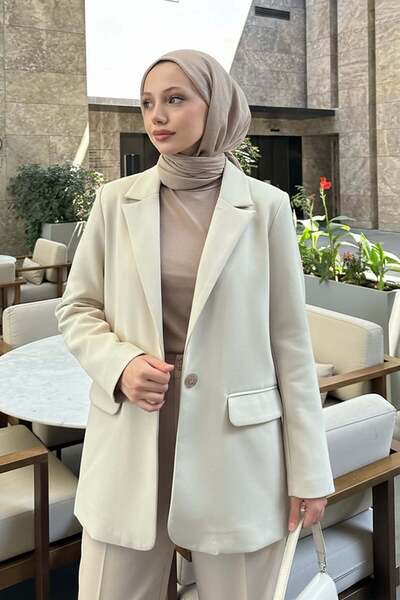 Salih Çelebi Μπουφάν Scuba Blazer 2272 - ΧΡΩΜΑ ΠΕΤΡΑΣ