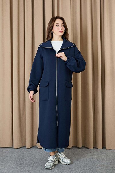 Puane Γυναικείο καπάκι με τούνελ στο λαιμό και στην πλάτη - 15225MNT - NAVY